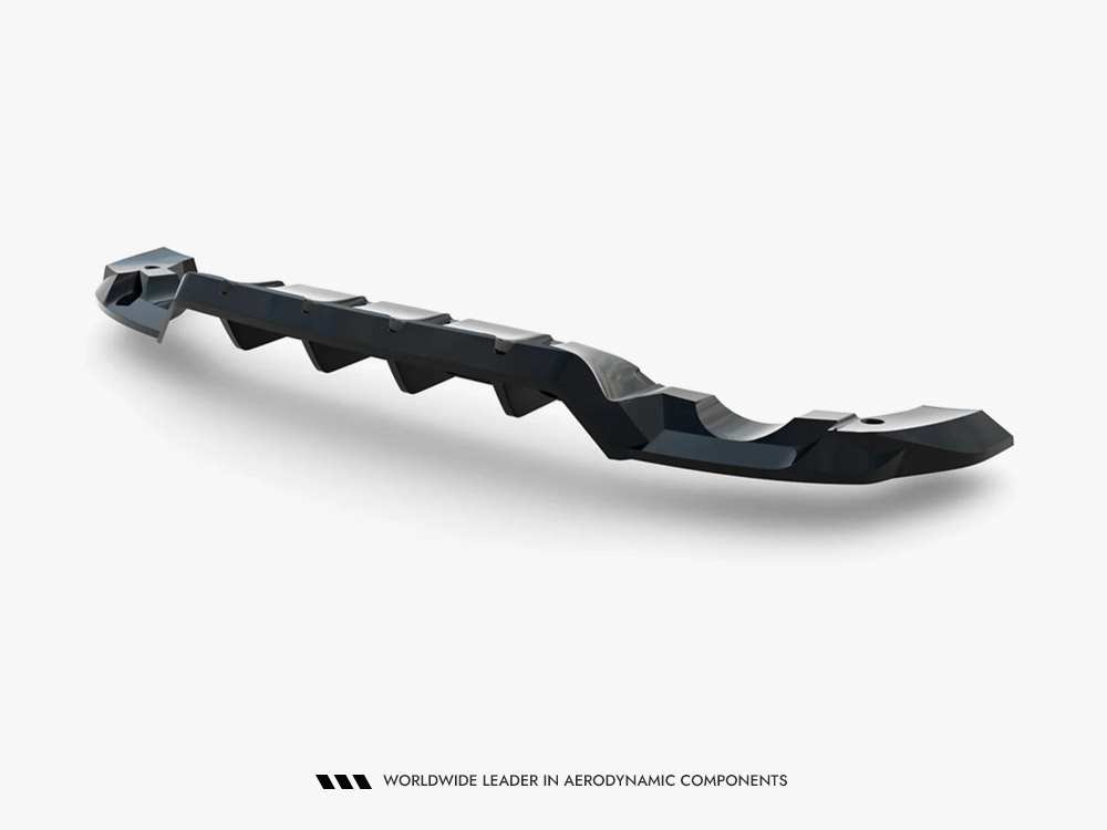 Rear Splitter (With Vertical Bars) compatible with Mercedes-AMG GLA 35 H247 - 6 