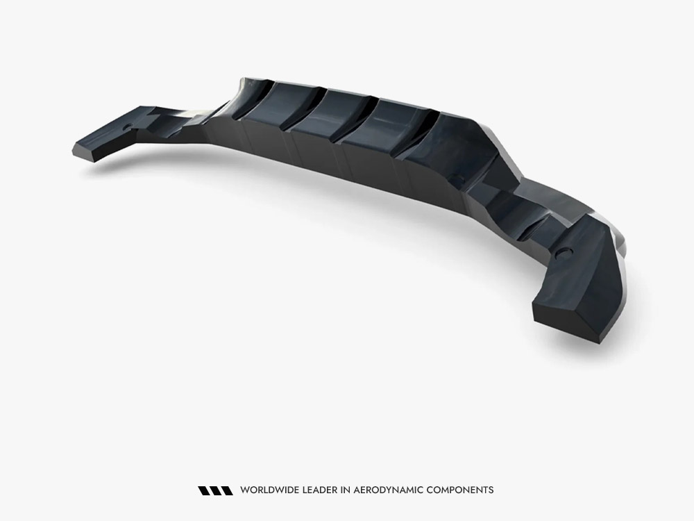 Rear Splitter (With Vertical Bars) compatible with Mercedes-AMG GLA 35 H247 - 7 