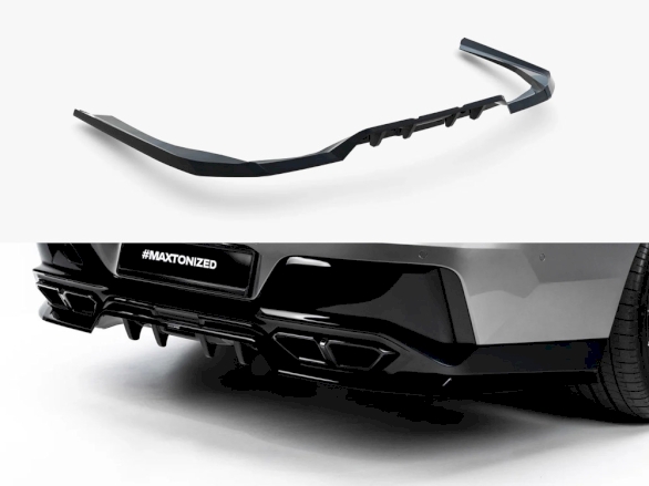 Rear Splitter (With Vertical Bars) V.2 BMW M760e xDrive G70