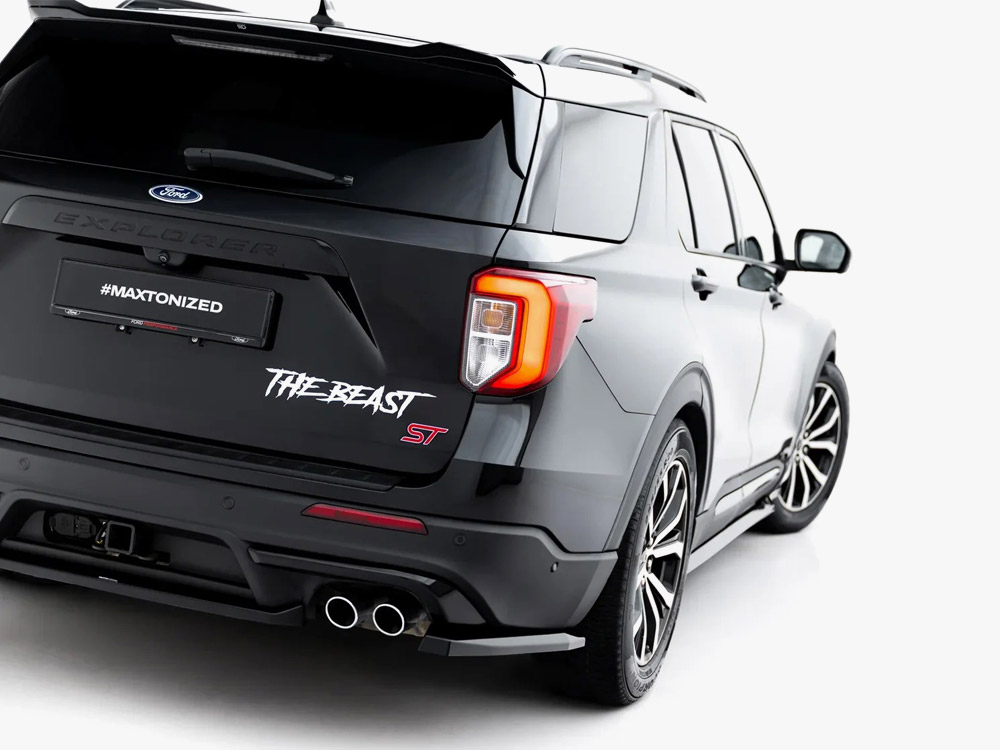 Rear Side Splitters compatible with Ford Explorer ST Mk6 - 3 