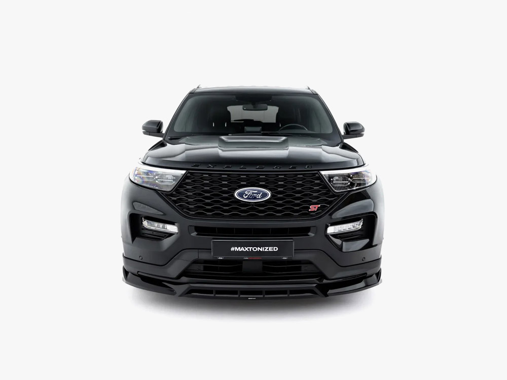 Front Splitter compatible with Ford Explorer ST Mk6 - 4 