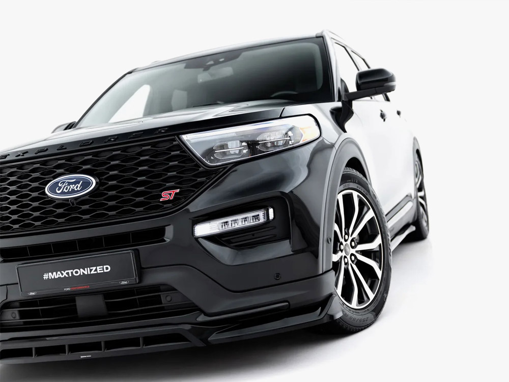 Front Splitter compatible with Ford Explorer ST Mk6 - 6 