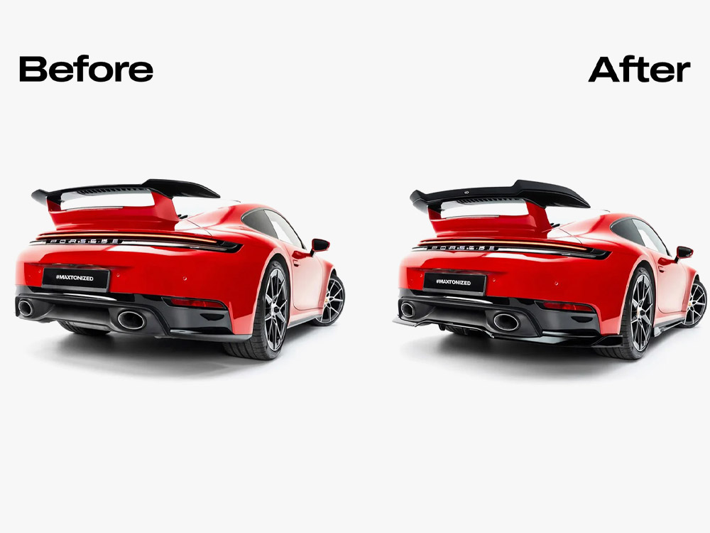 Spoiler CAP compatible with Porsche 911 Carrera Aero / Carrera GTS 992.2 - 2 