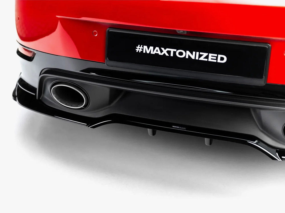 Rear Splitter (With Vertical Bars) compatible with Porsche 911 Carrera Aero 992.2 - 5 