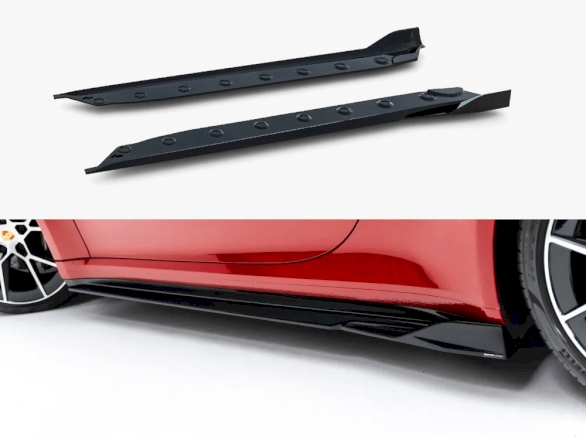 Side Skirt Diffusers compatible with Porsche 911 Carrera Aero / Carrera GTS 992.2