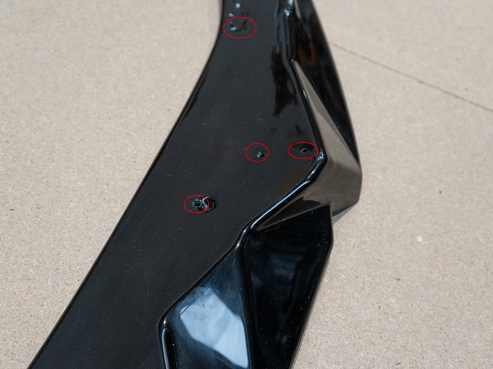 Reduced - Front Splitter compatible with Kia EV6 Mk1 - 9 