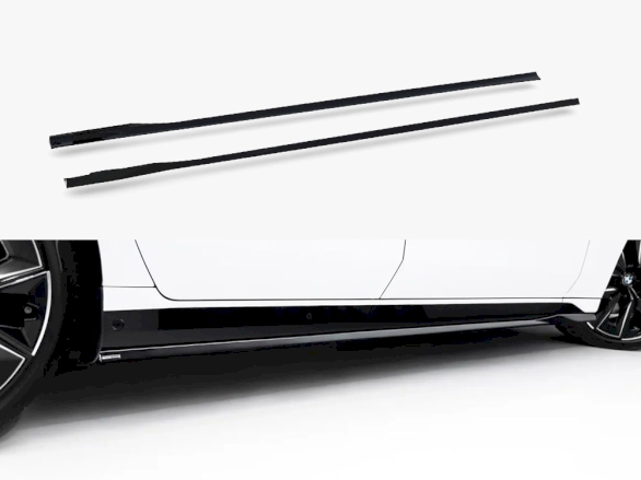 Side Skirt Diffusers V.2 compatible with BMW i7 eDrive50 M Sport / i7 xDrive60 M Sport / i7 M70 xDrive G70