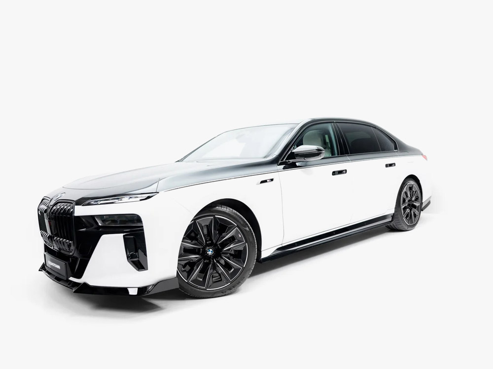 Side Skirt Diffusers V.2 compatible with BMW i7 eDrive50 M Sport / i7 xDrive60 M Sport / i7 M70 xDrive G70 - 2 