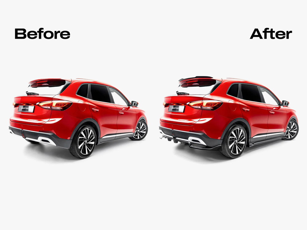 Spoiler Cap compatible with MG ZS Mk2 - 2 