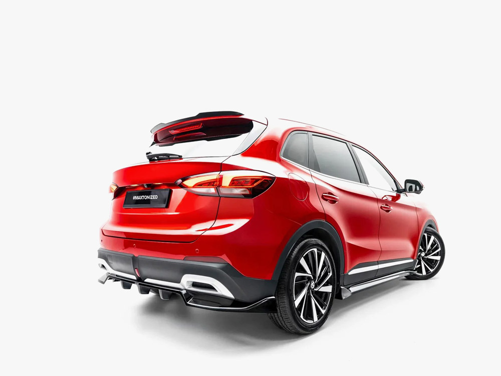Rear Splitter (With Vertical Bars) compatible with MG ZS Mk2 - 3 