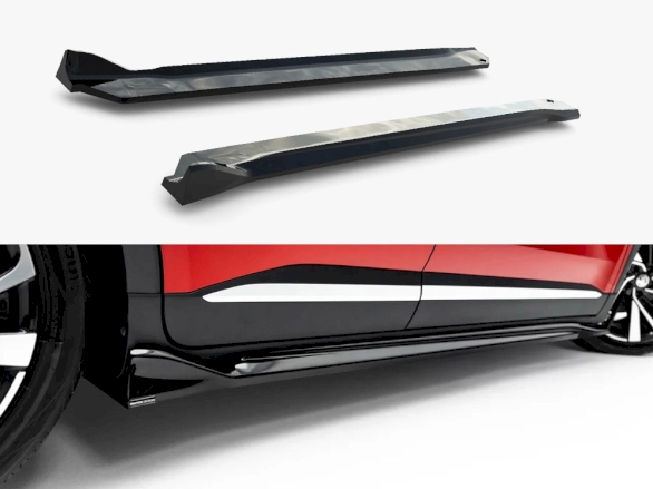 Side Skirt Diffusers compatible with MG ZS Mk2
