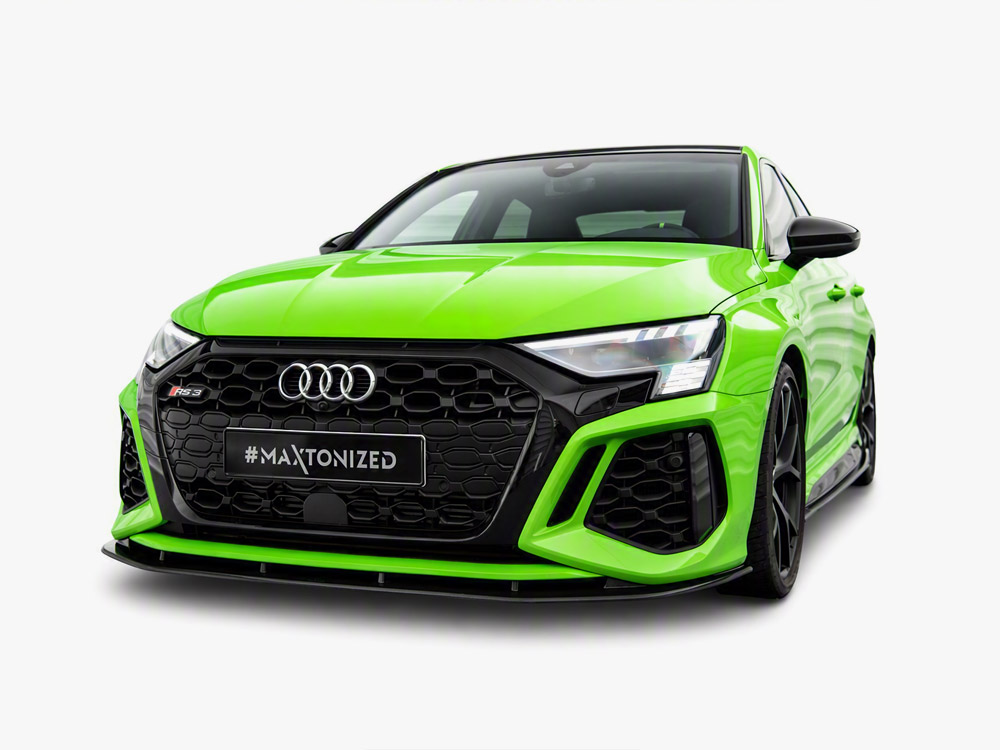 Carbon Fiber Front Splitter compatible with Audi RS3 Sedan / Sportback 8Y - 2 