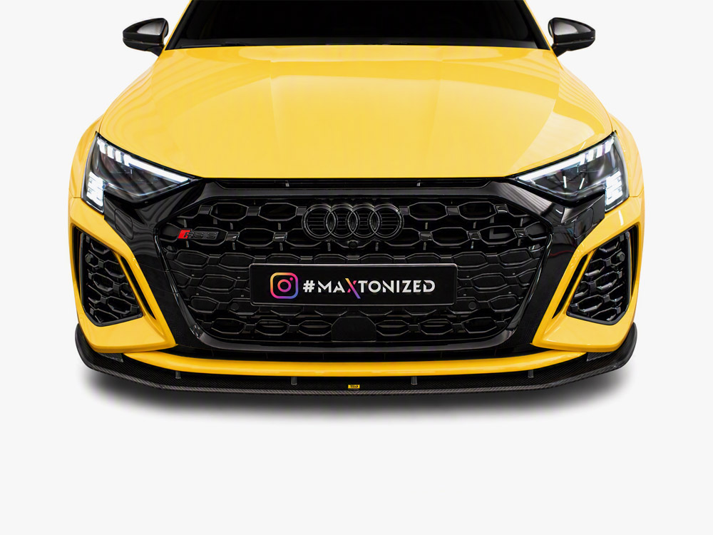 Carbon Fiber Front Splitter compatible with Audi RS3 Sedan / Sportback 8Y - 8 