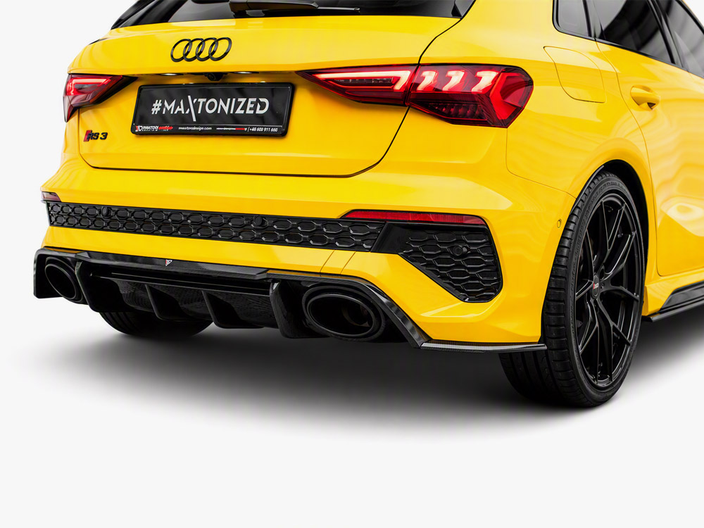 Carbon Fiber Rear Diffuser compatible with Audi RS3 8Y - 10 