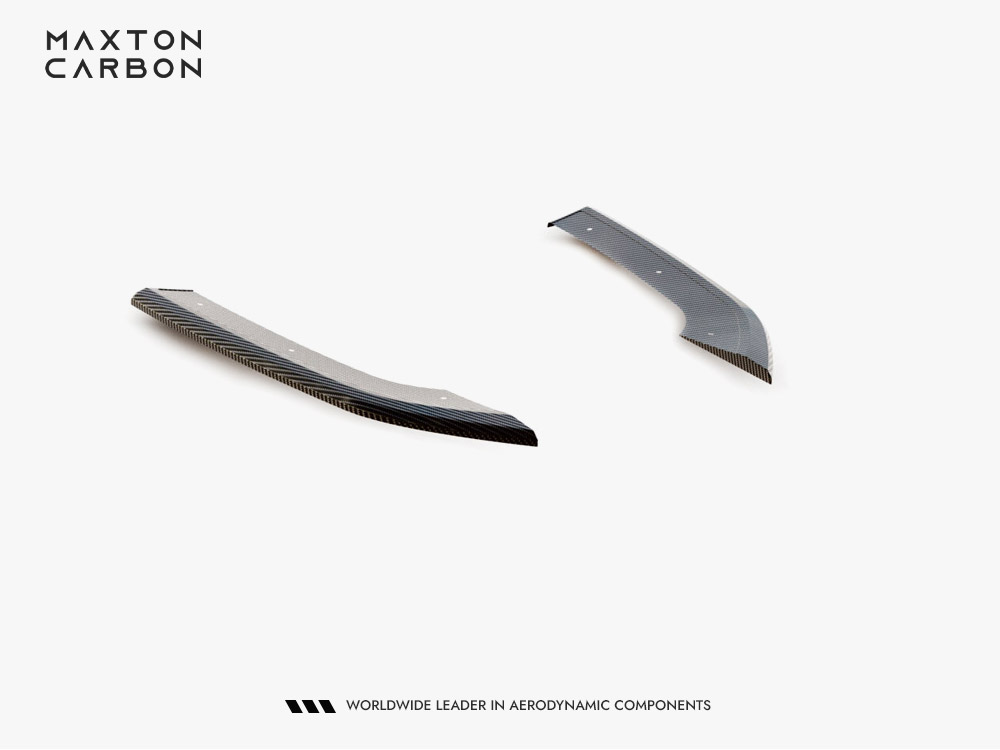 Carbon Fiber Rear Side Splitters compatible with Audi RS3 Sportback 8Y - 7 