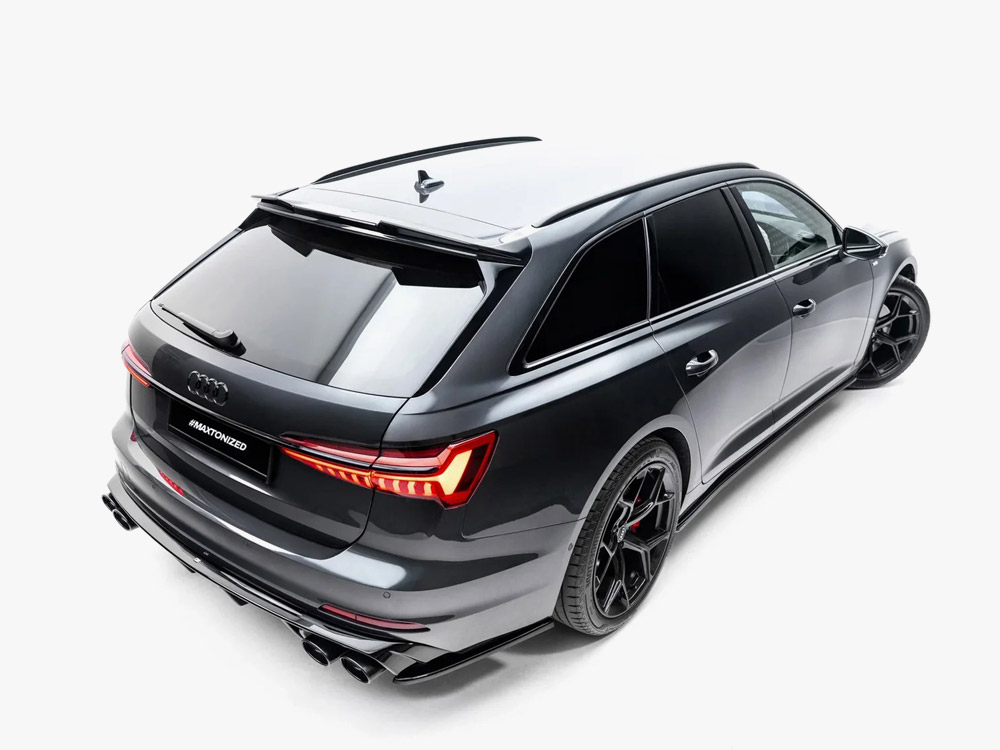 Spoiler Cap 3D V.2 compatible with Audi A6 Avant / A6 Allroad / A6 S Line Avant / S6 Avant C8 / C8 Facelift - 2 