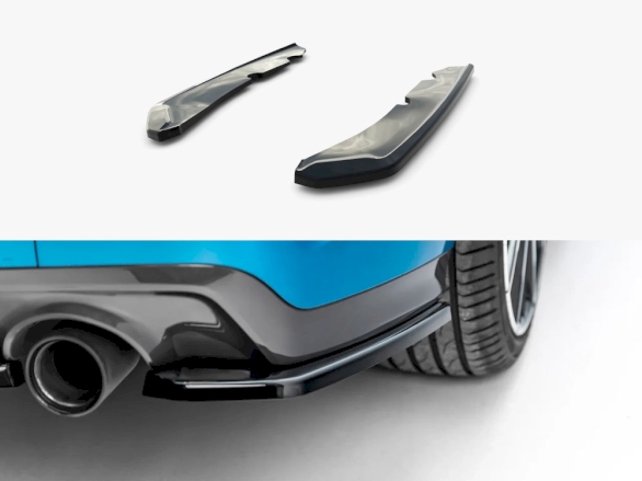 Rear Side Splitters V.2 compatible with BMW 2 Gran Coupe M Sport F44
