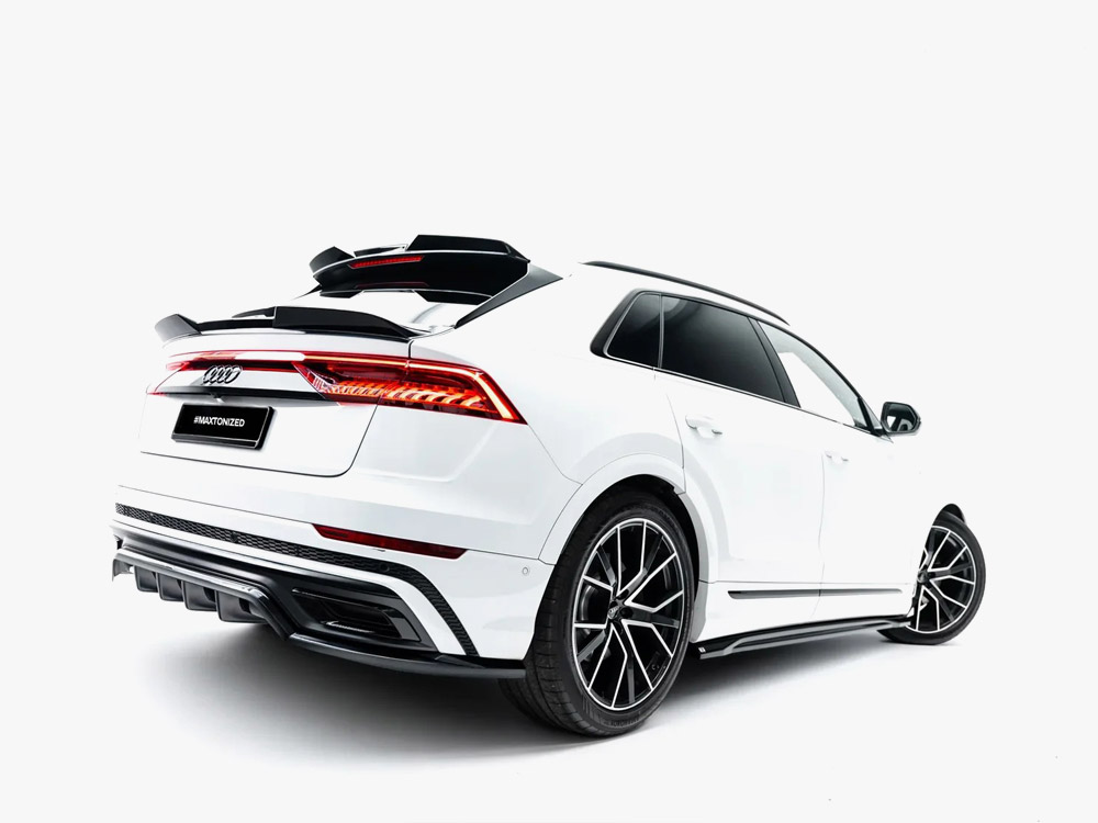Lower Spoiler CAP 3D compatible with Audi Q8 / Q8 S Line / SQ8 Mk1 / Mk1 Facelift - 2 
