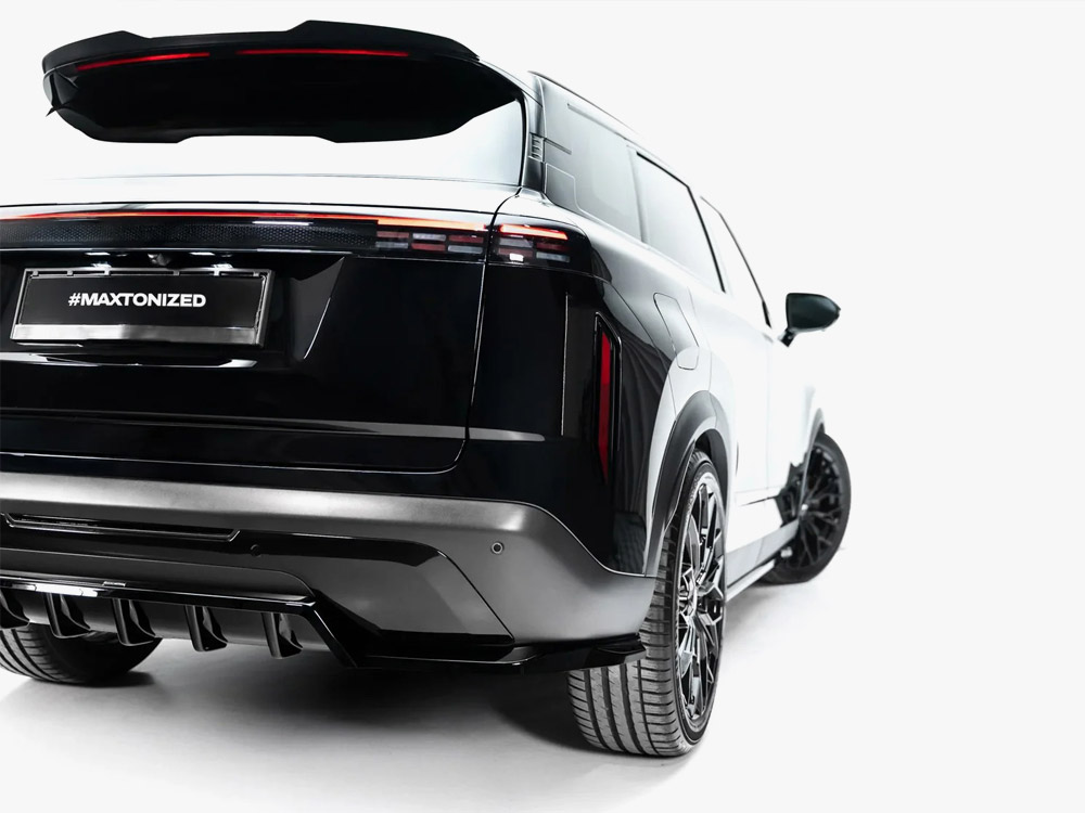 Rear Splitter (With Vertical Bars) compatible with Jaecoo 7 Hybrid Mk1 - 5 