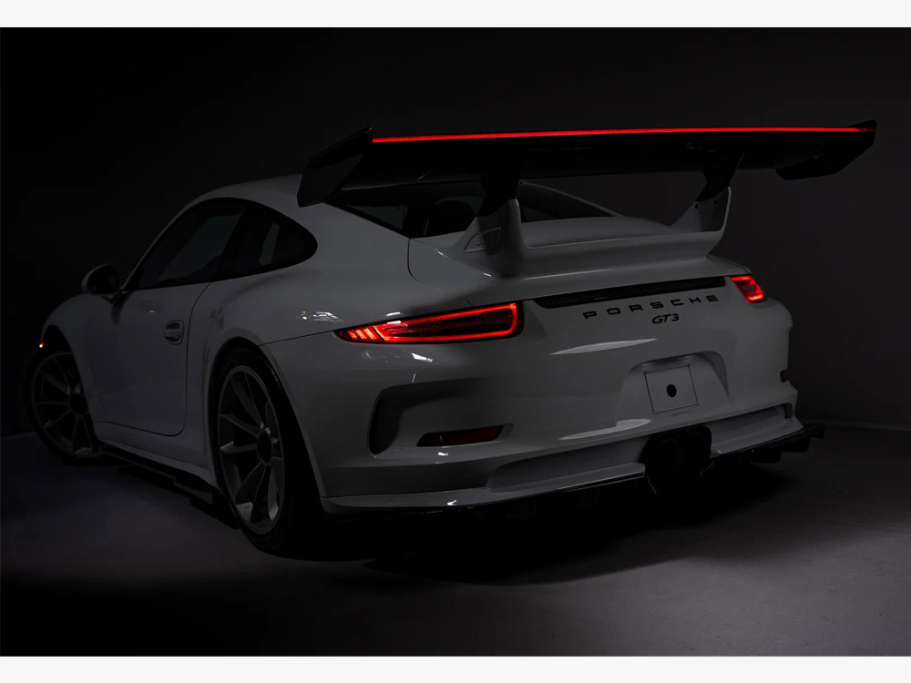 Carbon Spoiler V.1 + LED compatible with Porsche 911 GT3 991.1 - 2 