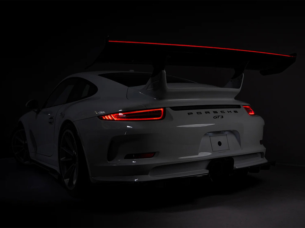 Carbon Spoiler V.1 + LED compatible with Porsche 911 GT3 991.1 - 3 