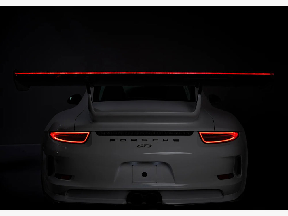 Carbon Spoiler V.1 + LED compatible with Porsche 911 GT3 991.1 - 4 