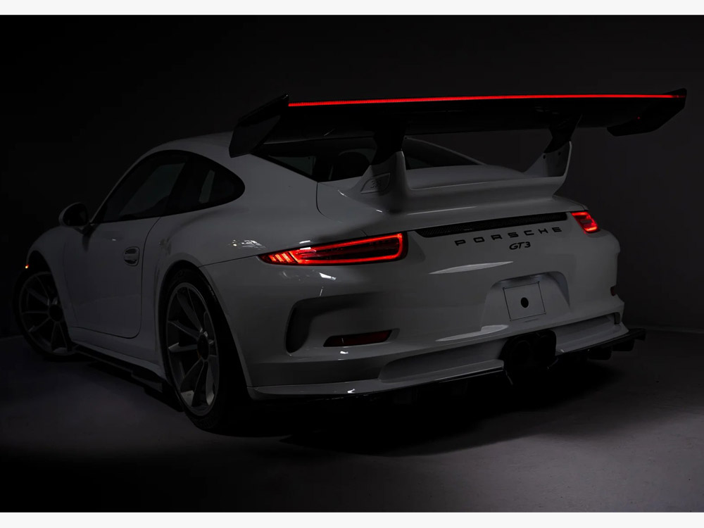 Carbon Spoiler V.2 + LED compatible with Porsche 911 GT3 991.1 - 2 