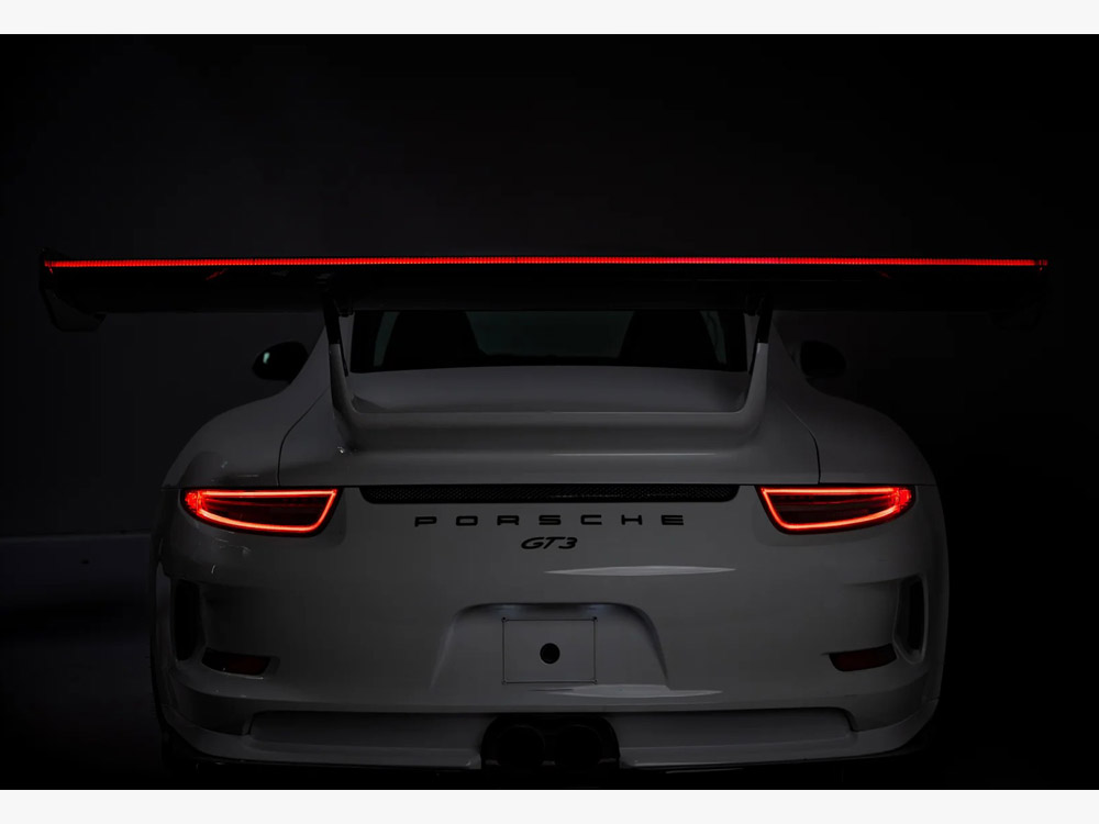 Carbon Spoiler V.2 + LED compatible with Porsche 911 GT3 991.1 - 4 