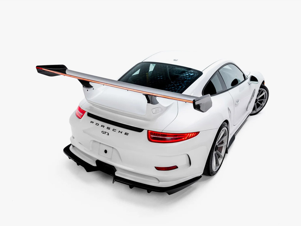 Carbon Spoiler V.2 + LED compatible with Porsche 911 GT3 991.1 - 6 