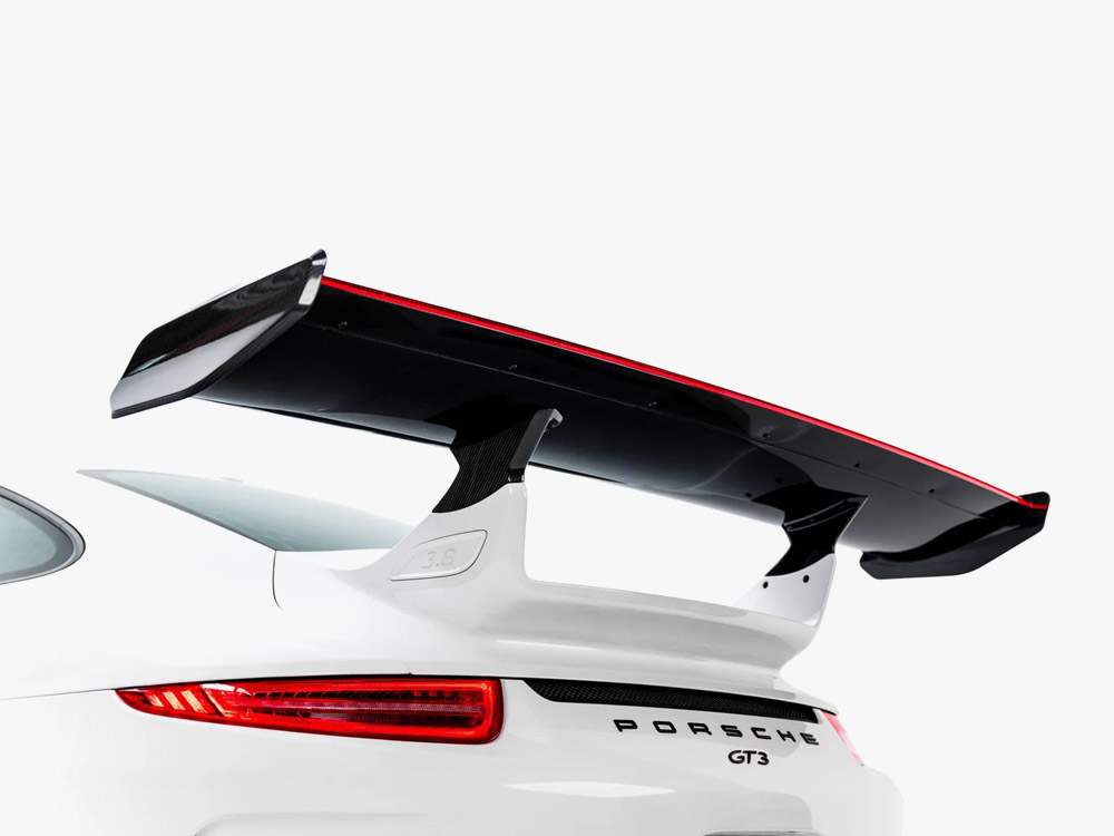 Carbon Spoiler V.2 + LED compatible with Porsche 911 GT3 991.1 - 8 