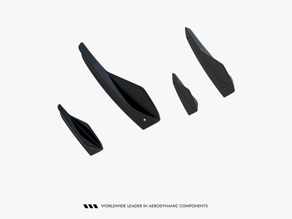 Front Bumper Wings (Canards) compatible with Hyundai Elantra N Mk7 - 6 