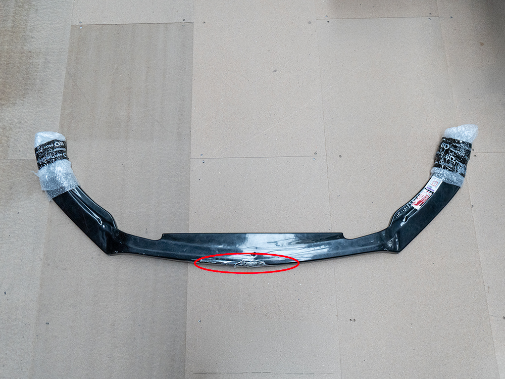 Reduced - Front Splitter V.3 + Flaps compatible with Mercedes-AMG A 45 S Aero Pack W177 - 6 