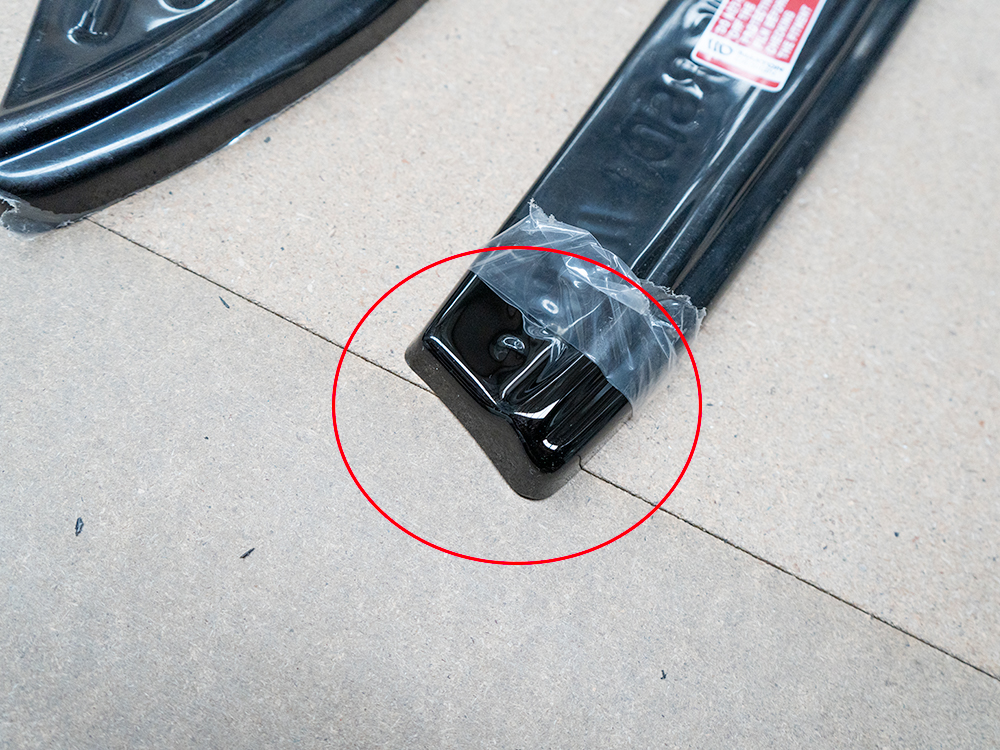 Reduced - Rear Side Splitters compatible with Audi A5 F5 S Line Coupe (2016-) - 5 