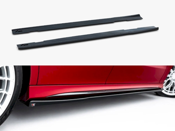 Side Skirt Diffusers compatible with Mercedes-AMG CLA 45 Aero C118 Facelift