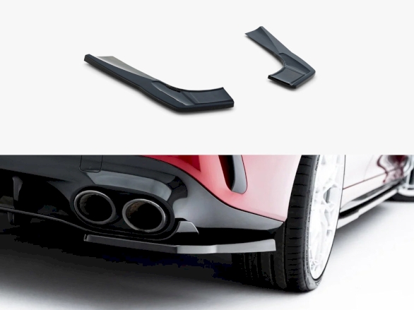 Rear Side Splitters compatible with Mercedes-AMG CLA 45 Aero C118 Facelift