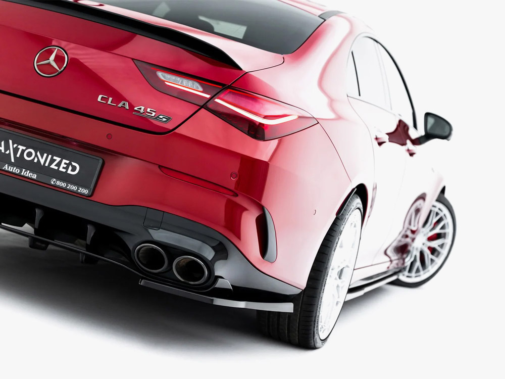 Rear Side Splitters compatible with Mercedes-AMG CLA 45 Aero C118 Facelift - 3 