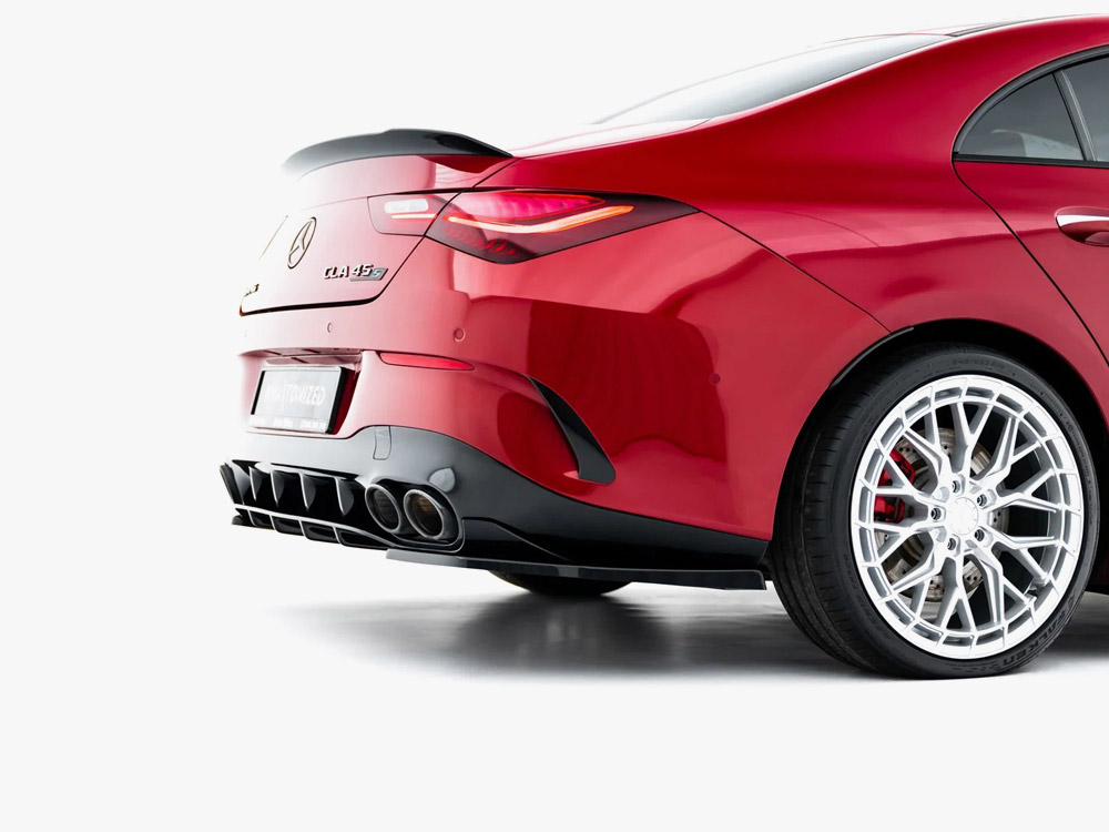 Rear Side Splitters compatible with Mercedes-AMG CLA 45 Aero C118 Facelift - 4 