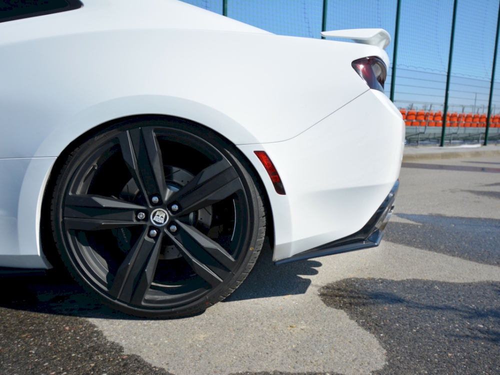 Rear Side Splitters Chevrolet Camaro 6TH-GEN. Phase-i 2SS Coupe (2016-18) - Carbon Look - 4 
