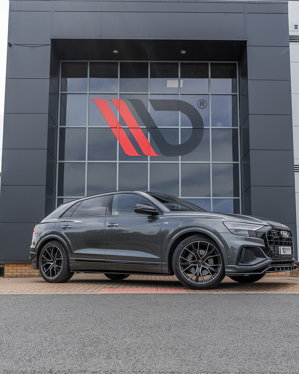Audi Q8 S-Line with a Maxton Design Styling Kit